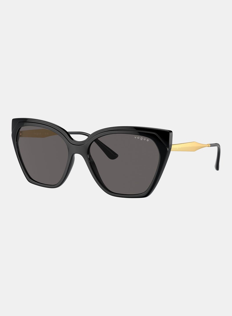 Vogue Full-Rimmed Cat Eye Sunglasses 5521S,57, W44,87 - Image 2